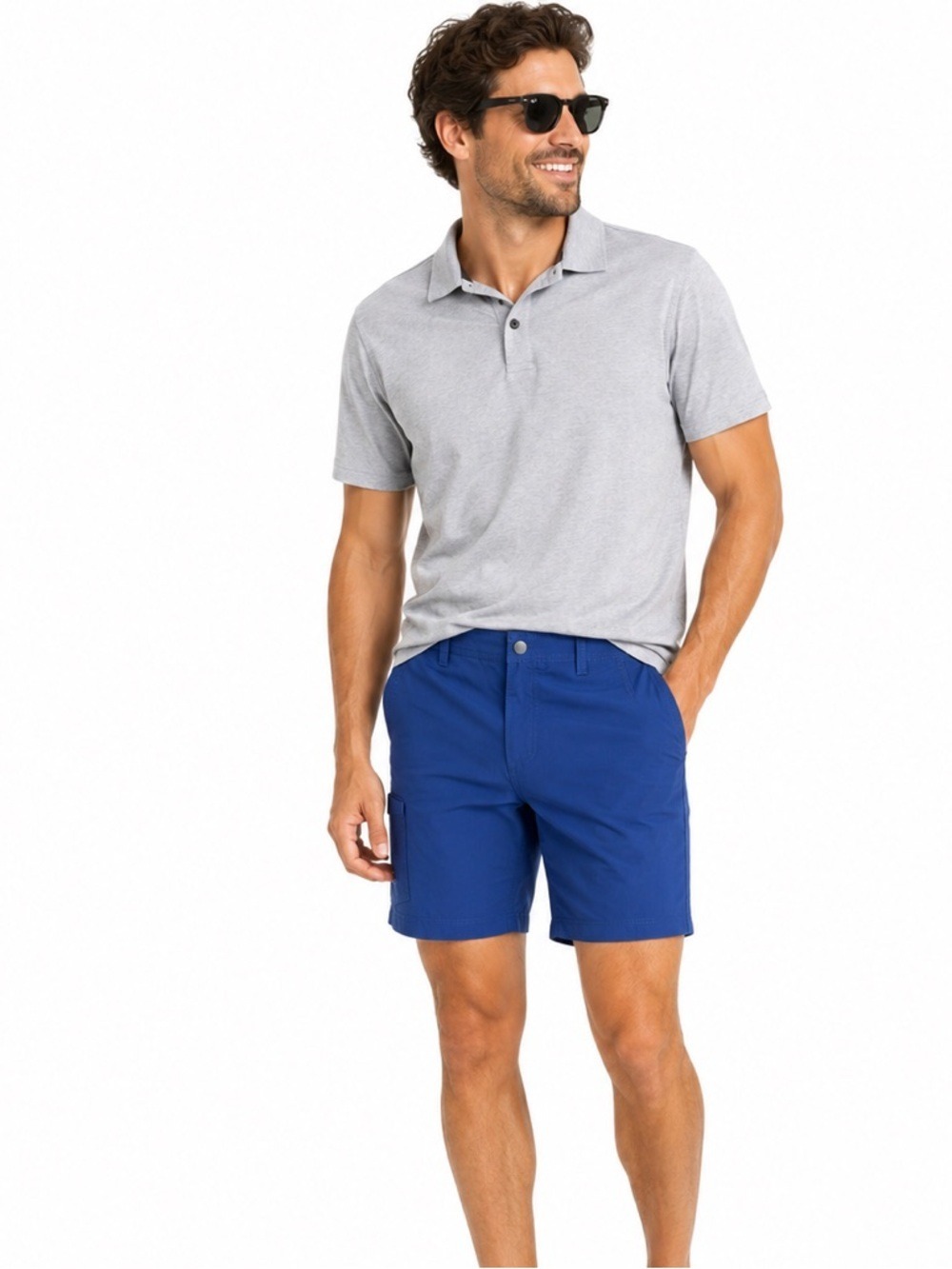 American Fishing Co. Navy Reeltime Hybrid Cargo Short Fishing Active Gorpcore